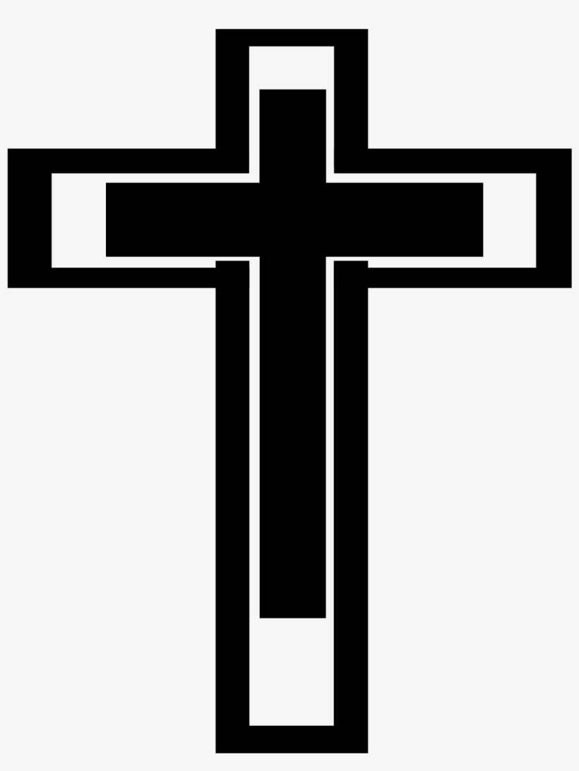 Big Image - Cross Clipart Black And White Png, transparent png