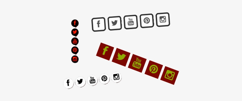 Social Media Icons Widget - Marketing, transparent png