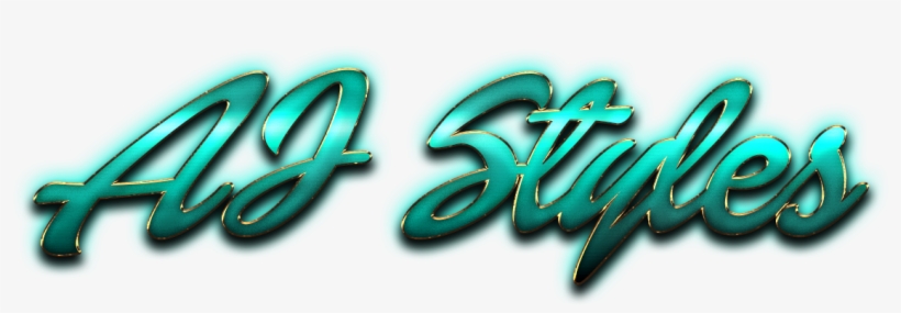 Aj Styles Name Logo Png - Calligraphy, transparent png
