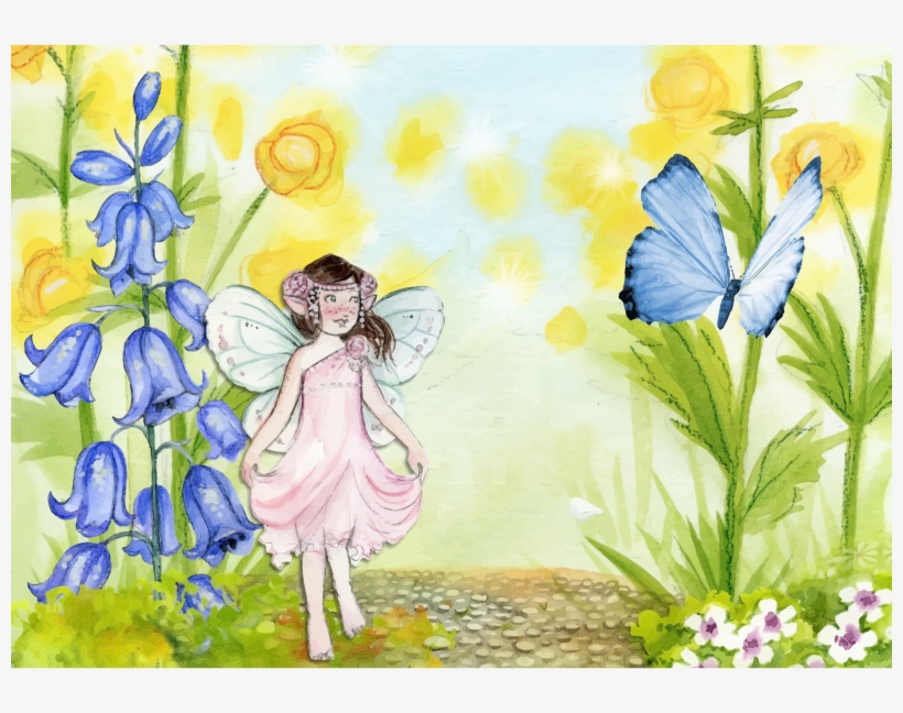 Medium Image - Fairy With Butterfly, transparent png