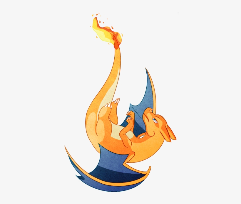Have A Falling Char On Your Dash Uwu - Charizard, transparent png