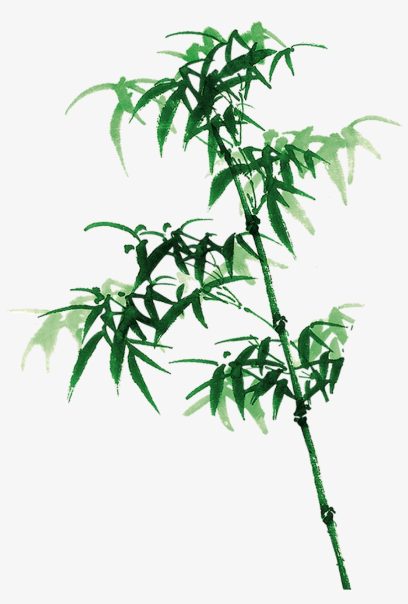 Bamboo Painting Transparent Decorative - 2010, transparent png