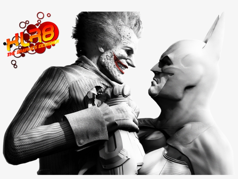 Batman Joker Png Image - Batman Holds Joker Batman Arkham Knight, transparent png