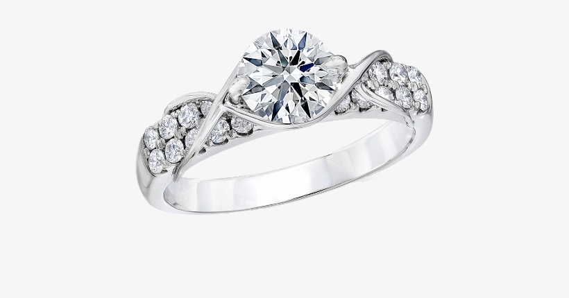 Life More Dazzling 14k White Gold 2ct Tdw Round Diamond, transparent png