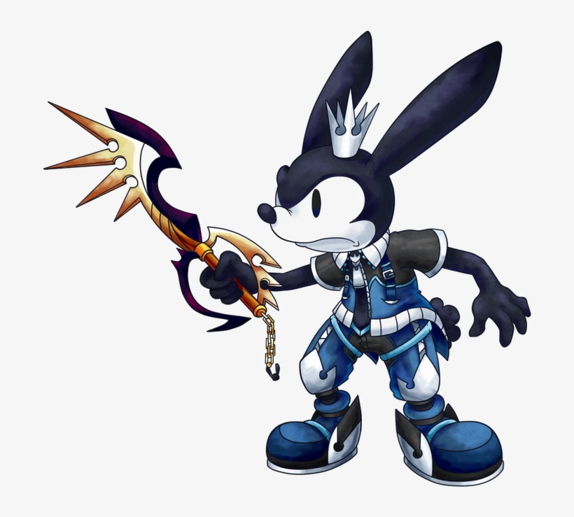 Darth Vader Clipart Kingdom Hearts - Oswald The Lucky Rabbit Figurine ...