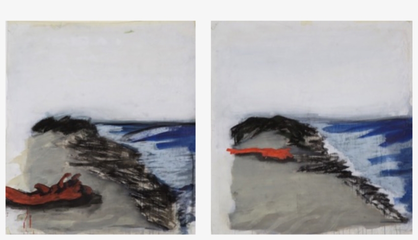 Shore Diptych, 2014 - Sea, transparent png