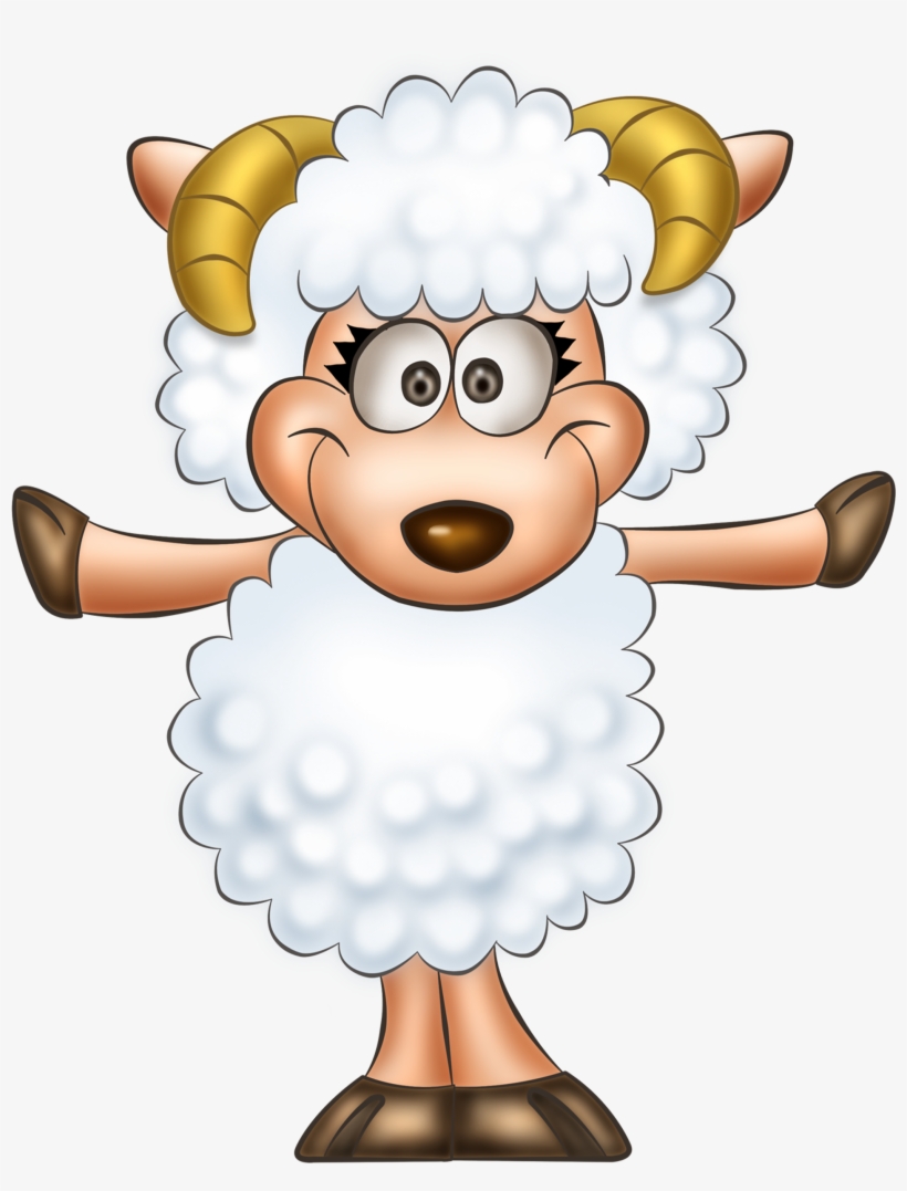 Cute Sheep Clipart Png, transparent png
