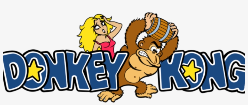 Top 3 Games Featuring Donkey Kong - Donkey Kong Logo Png, transparent png