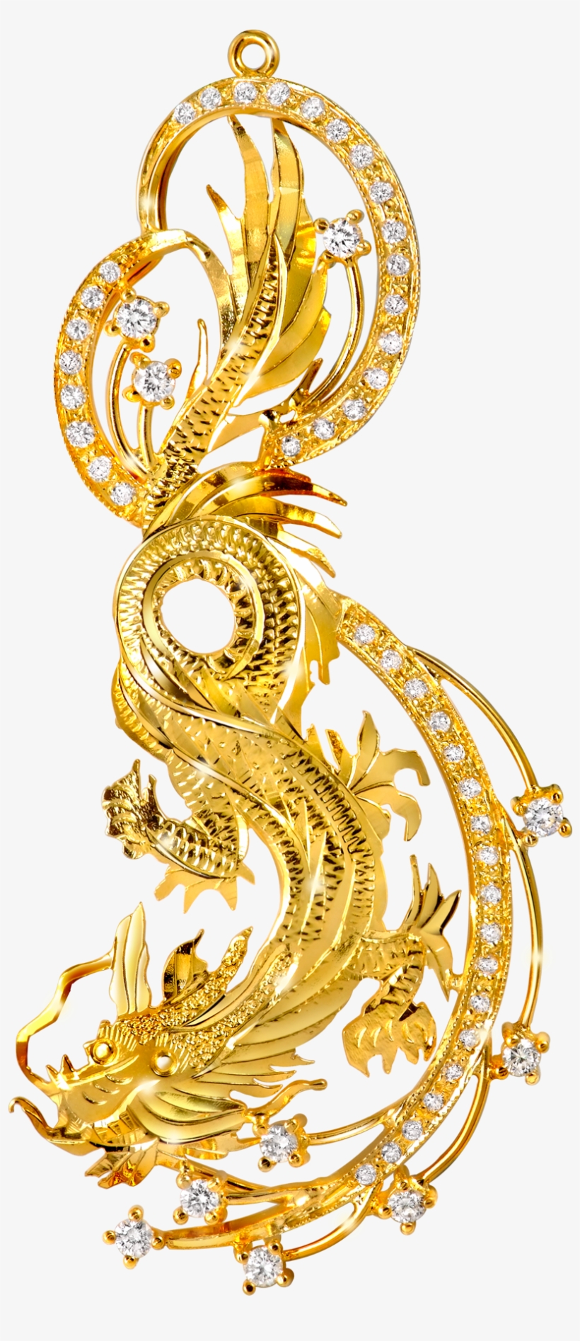 Phoenix Pendant Earrings - Pendant, transparent png