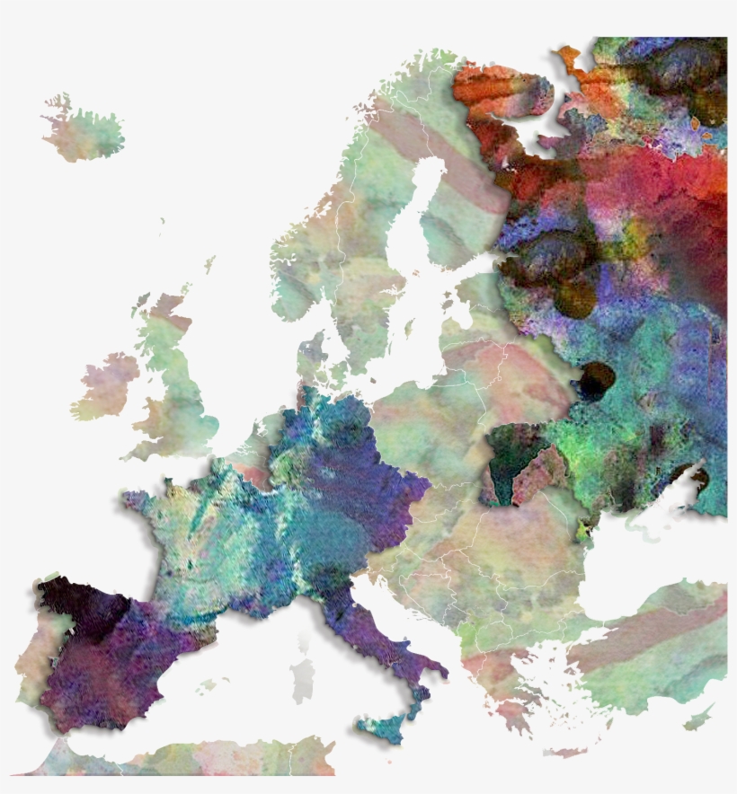 Delivery - Map Europe Countries By Population, transparent png