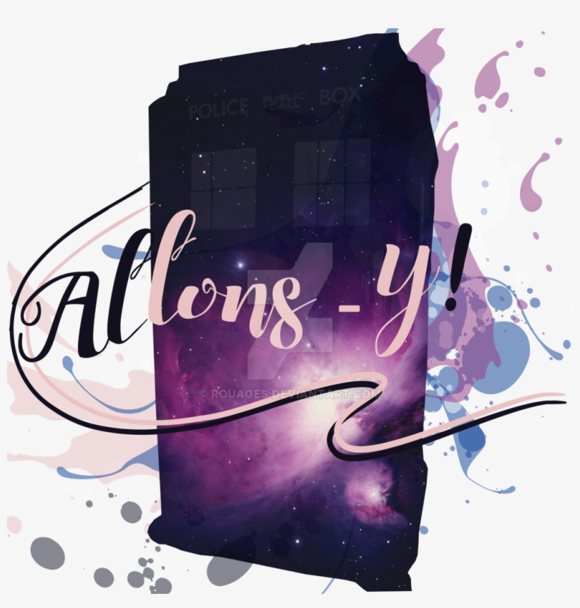 Tardis Allons Y By Rouages-d9joj05 - Allons Y In Transparent, transparent png