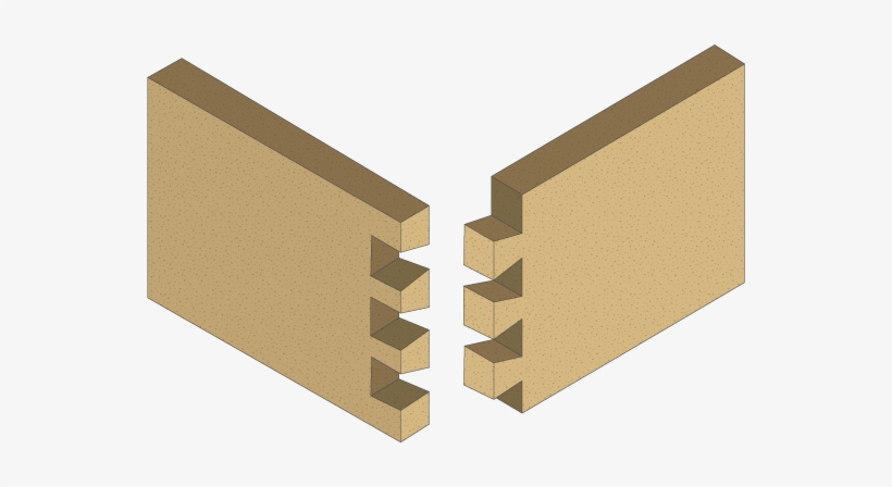 Dovetail Joint - Dovetail Wood Joints Png, transparent png