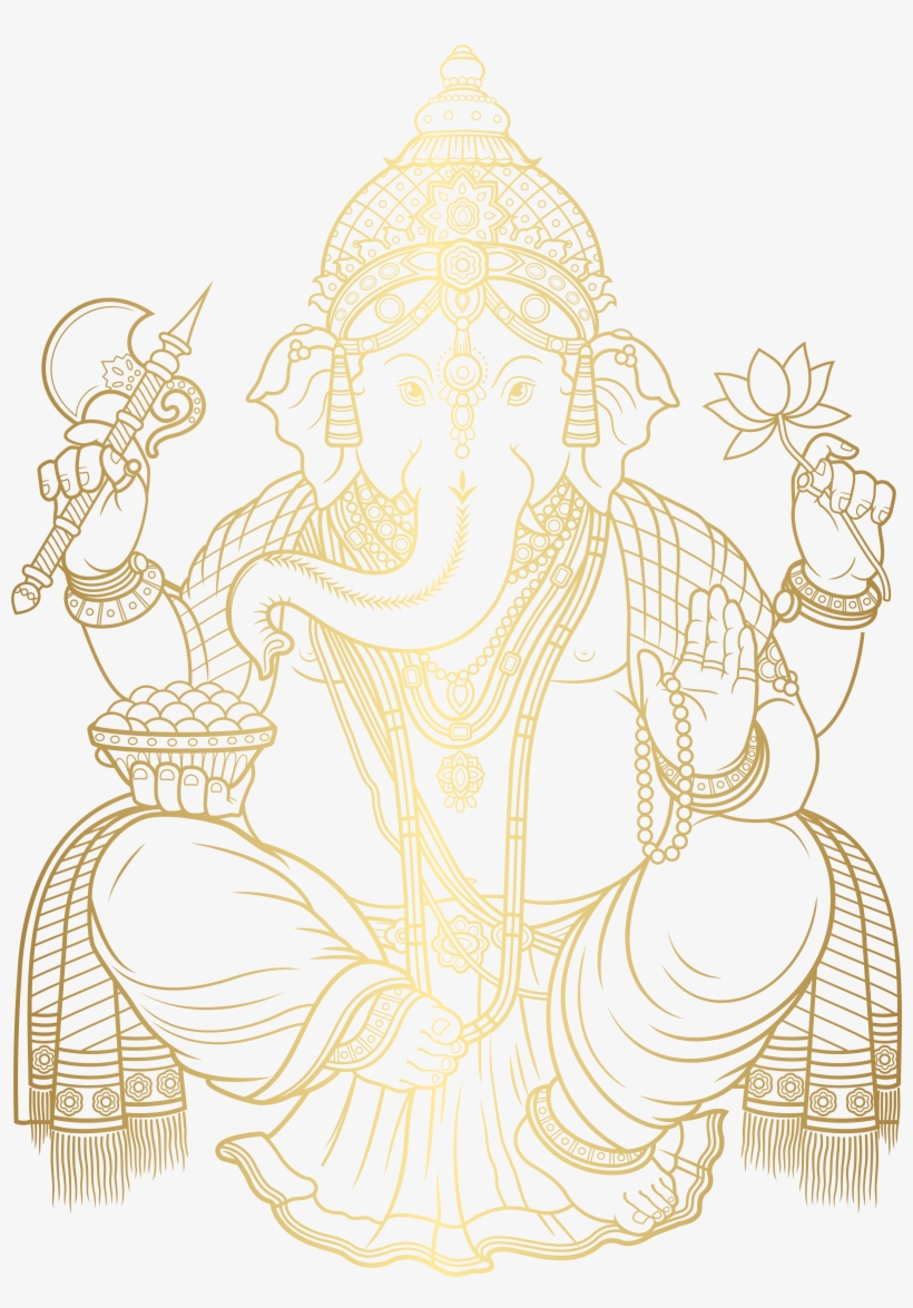 Ganesh Head Clipart Png, transparent png