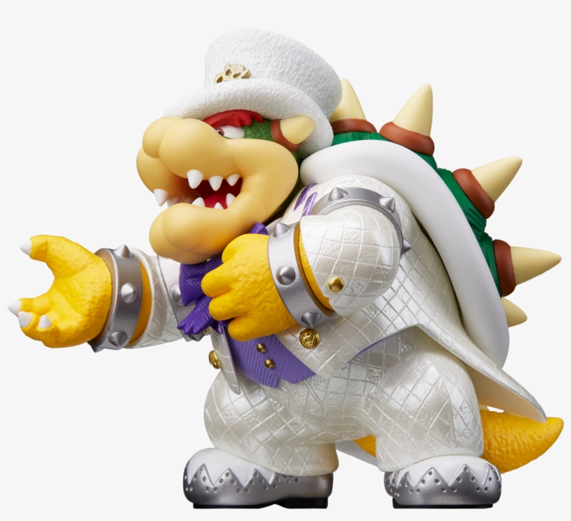 Mario Odyssey Wedding Bowser Separate - Amiibo Super Mario - Wedding Bowser, transparent png