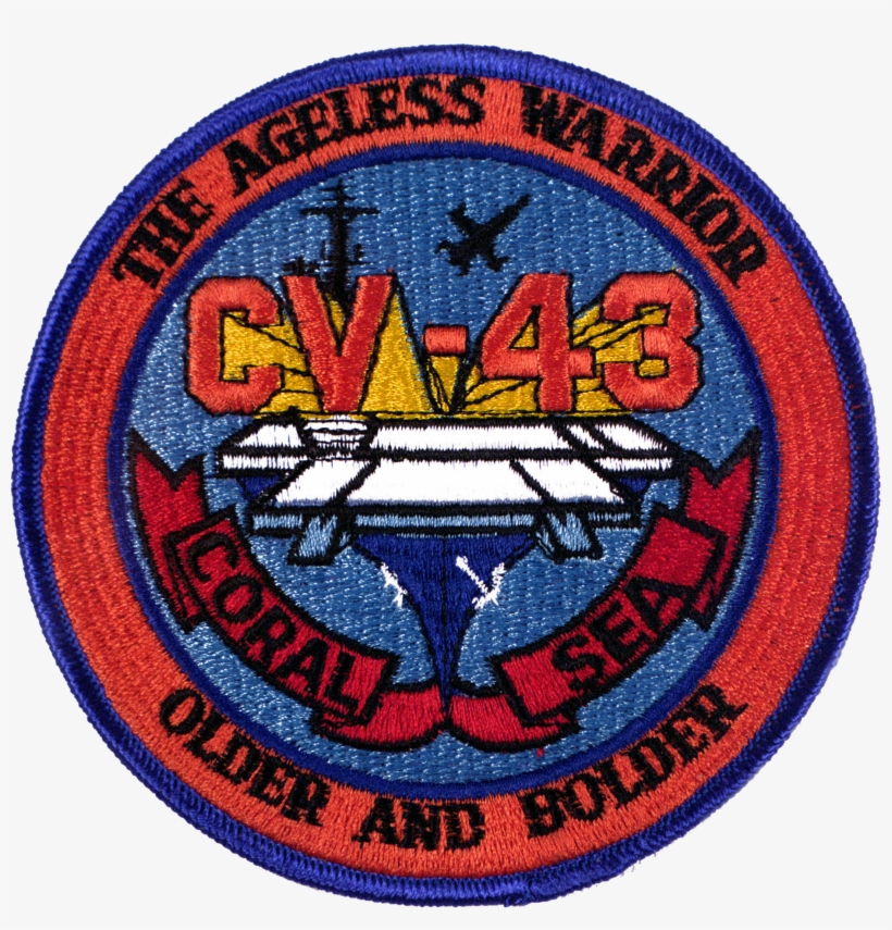 Uss Coral Sea Insignia 1987 - Uss Coral Sea, transparent png
