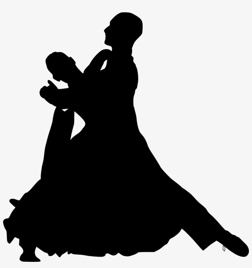 Png File Size - Waltz Ballroom Dance Silhouette, transparent png