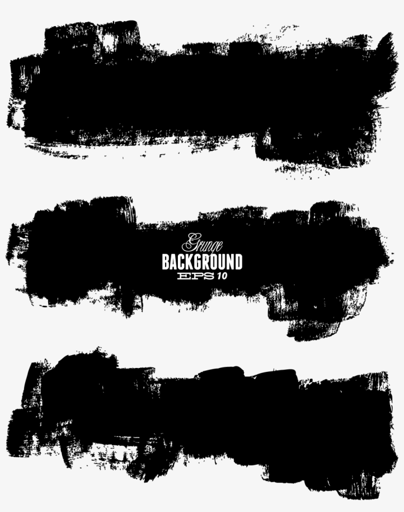 Ink Chinese Painting Style Material Strokes Transprent - Brush Stroke Png Free, transparent png