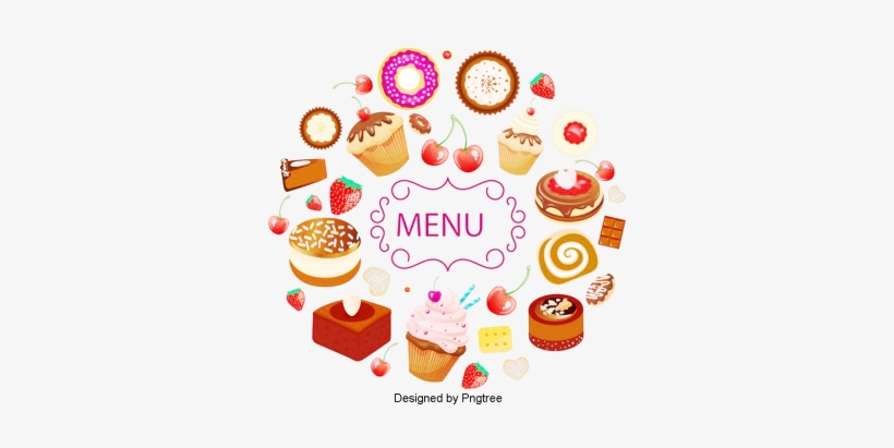 Cartoon Donut Dessert Cake, Desserts, Pastries, Ice - Logo Recette De Cuisine, transparent png