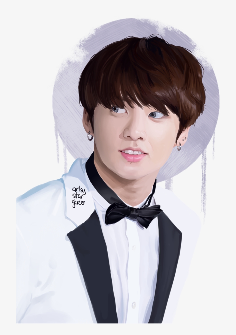 Jungkook By Artsy-stargazer Stargazer, Artsy, Fan Art, - Jungkook Art Png, transparent png