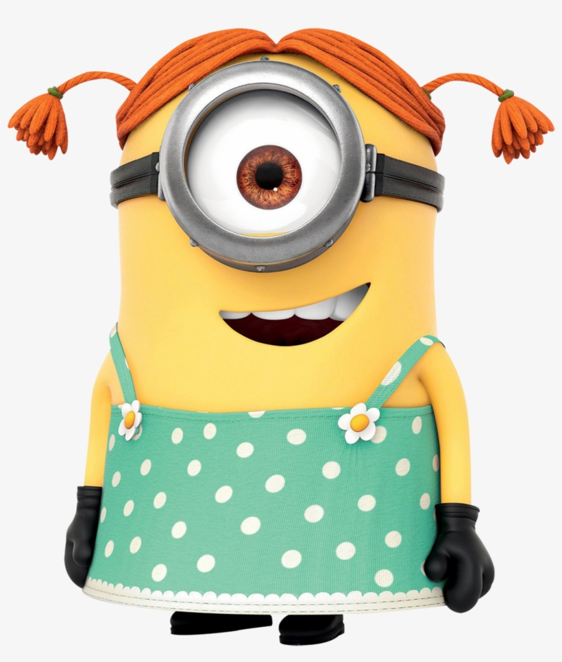 Meu Malvado Favorito Minions Menina Png - Minion Girl Png, transparent png