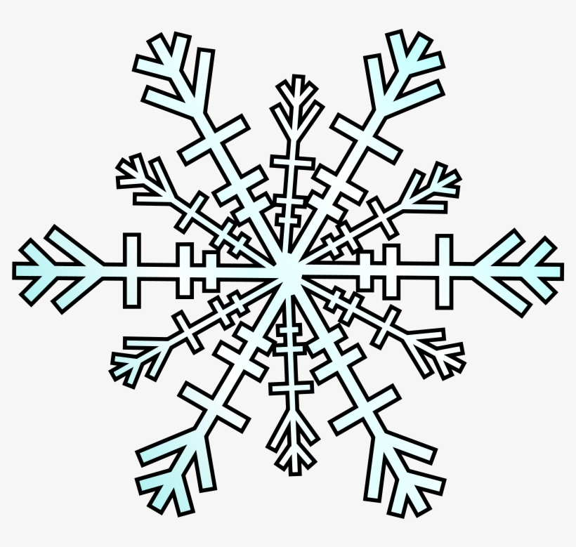 Snow Flakes Clip Art - Winter Clipart Png, transparent png