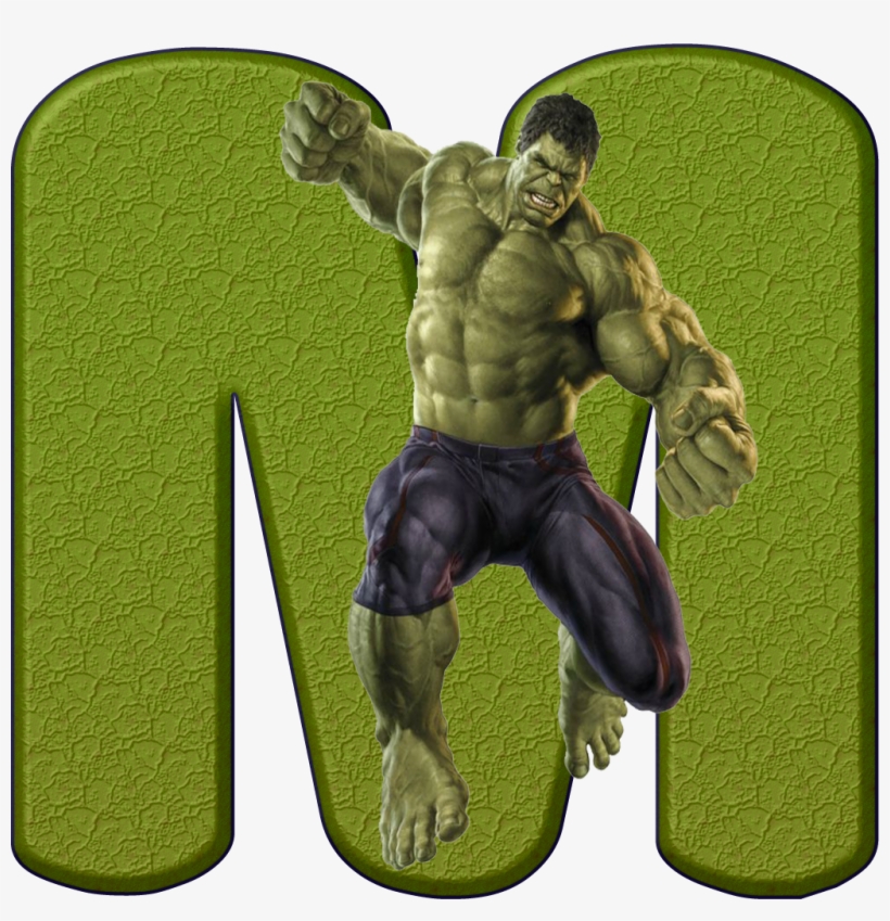 *✿**✿*hulk*✿**✿* - - M - Alfabeto Do Hulk, transparent png