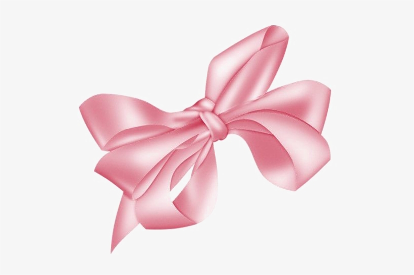 Pink Bow Ribbon Png Image - Gold Bow Clipart, transparent png