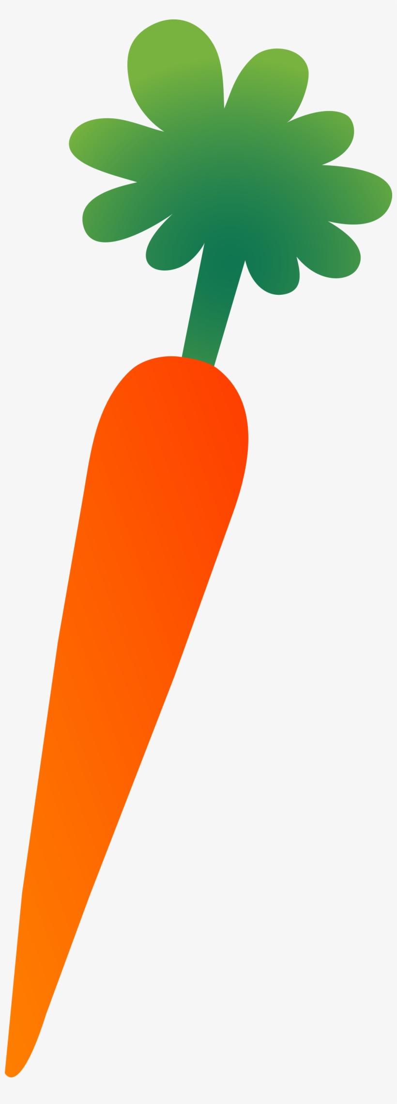 Large Single Orange Carrot - Carrot Clip Art, transparent png