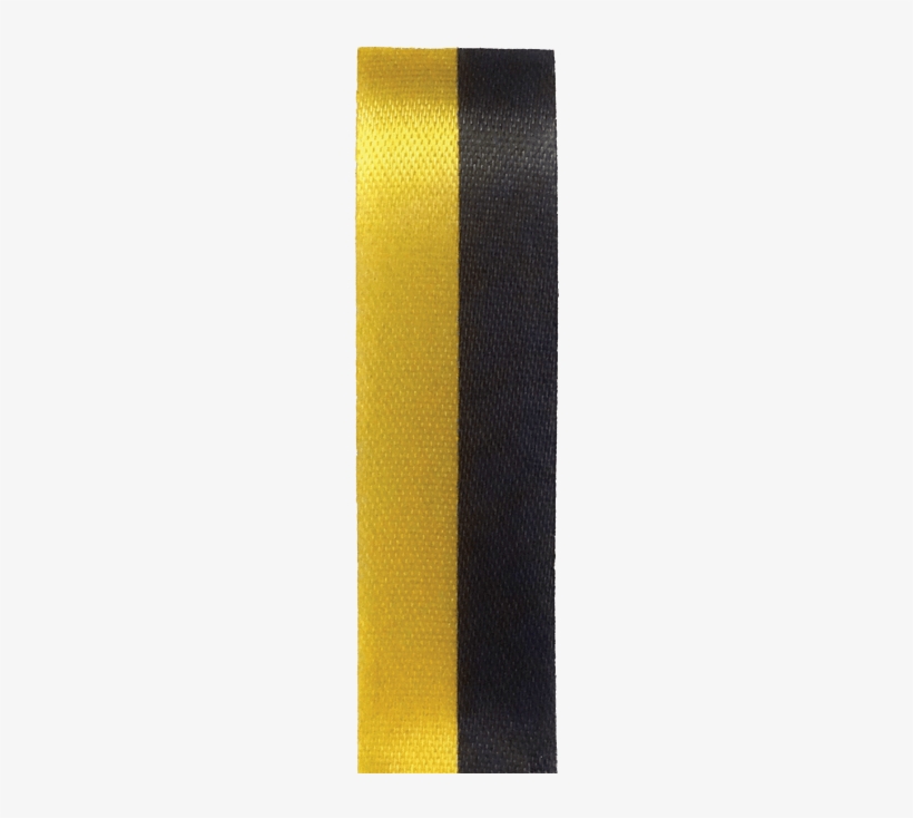#5 Two-color Spirit Ribbon Black/gold 50 Yd - Satin, transparent png