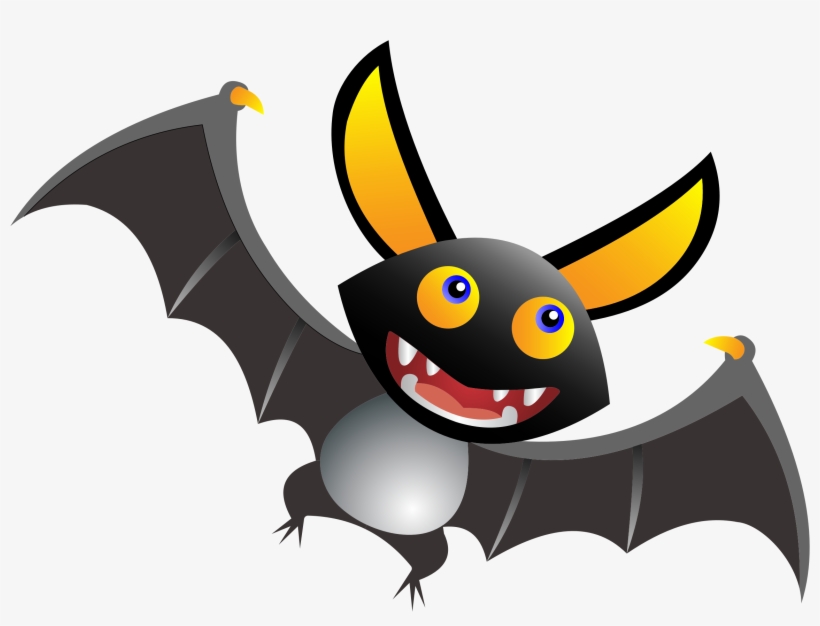 Cute Cartoon Png Transparent Image - Bat Cartoon, transparent png