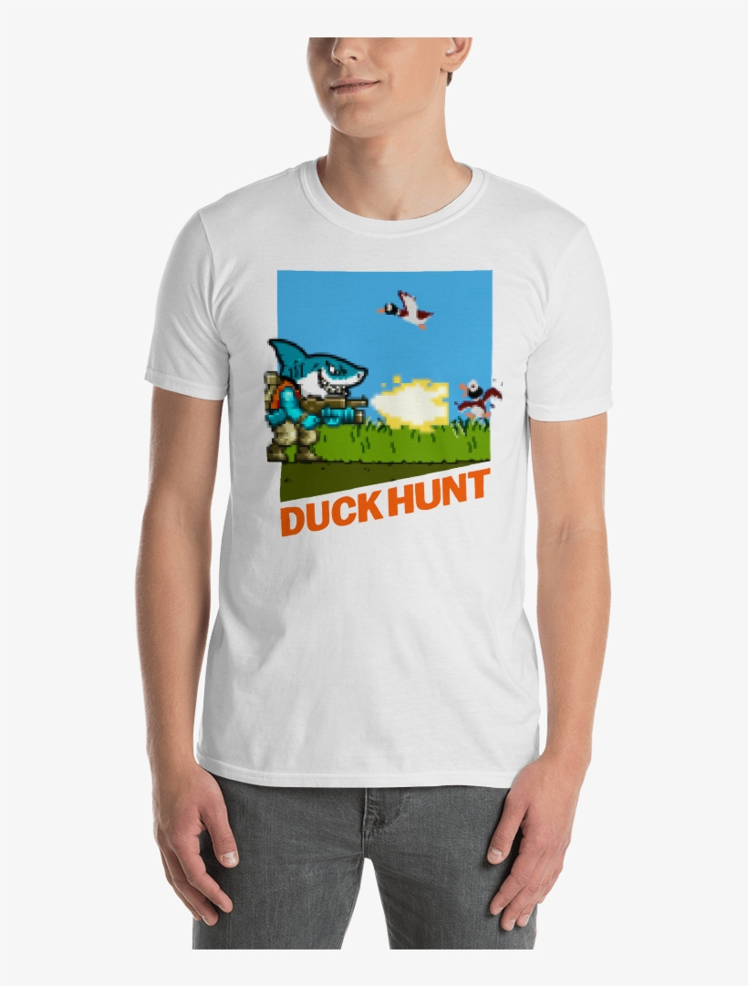 Sharkie Duck Hunting - T-shirt, transparent png