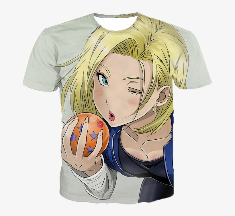 Kissing Android 18 T-shirt - Dragonball Z C-18 Ipod Touch 6 Case, transparent png