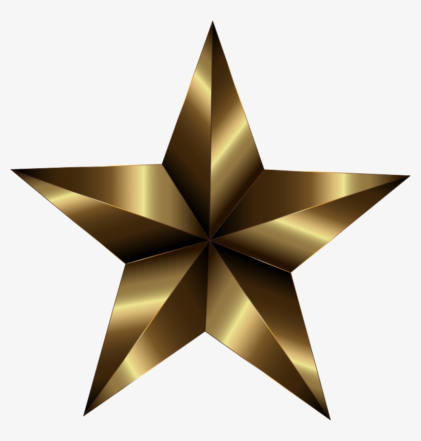 Gallery For > Gold Star Clipart Microsoft - Metallic Gold Stars Png, transparent png