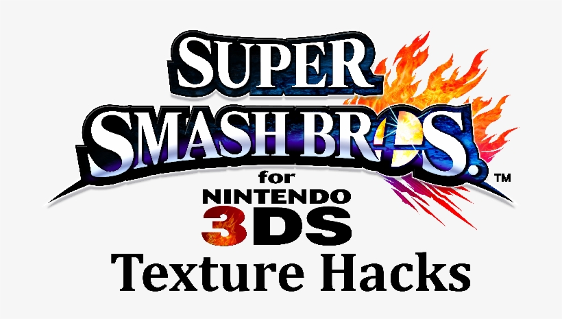 Smash 3ds Texture Hack Thread - Super Smash Bros For Nintendo Switch Logo, transparent png