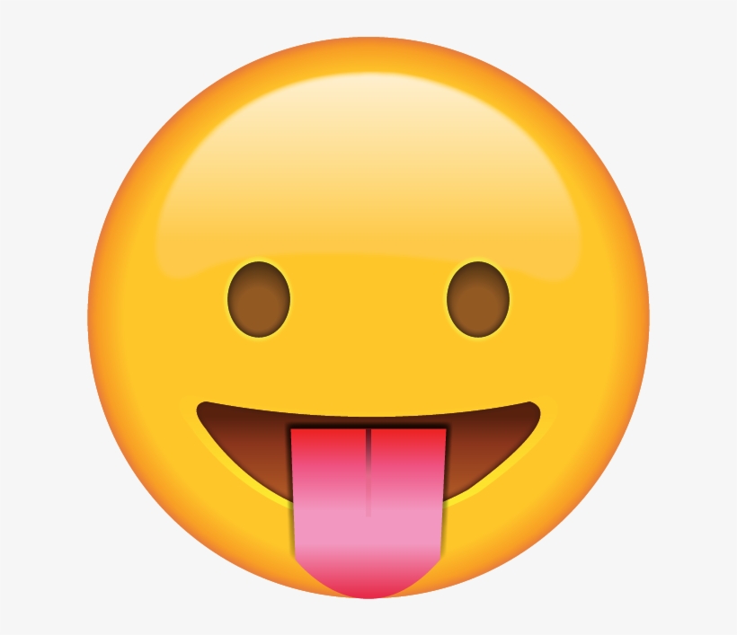 Kiss Clipart Emoji Fb - Emoji Tongue, transparent png