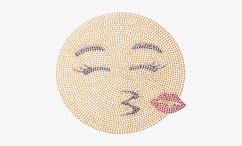 Love Kiss Emoji - Circle, transparent png