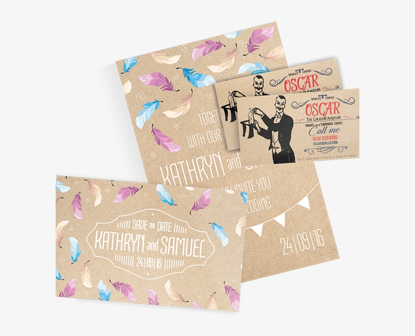 Business Cards Brown Kraft 18pt Uncoated Paper 2″ X - Kraft Paper, transparent png