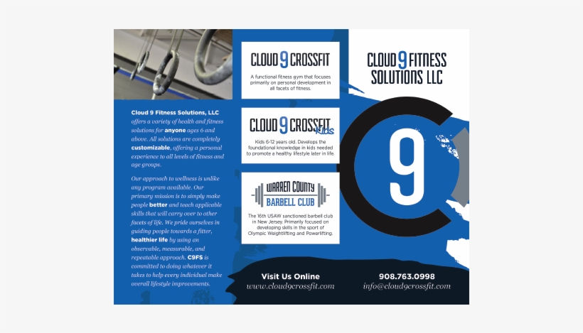 Cloud9 Brochure Png - Crossfit Gym Brochure, transparent png