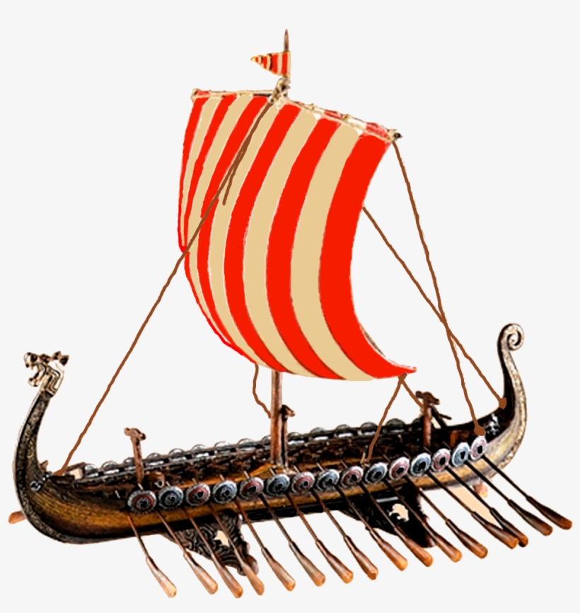 Viking Ship Clipart Transparent - Viking Longboat Png, transparent png