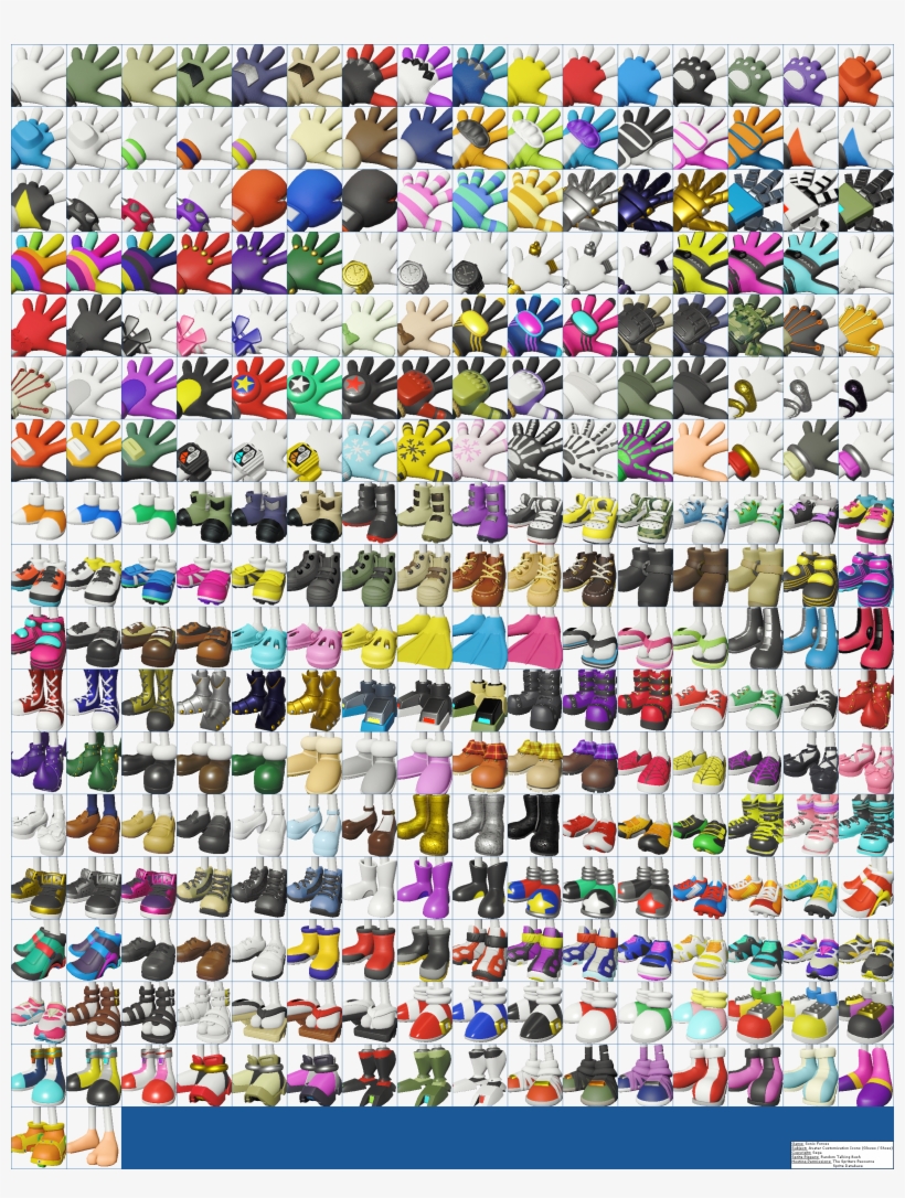 Click For Full Sized Image Avatar Customization Icons - Sonic Forces All Gloves, transparent png