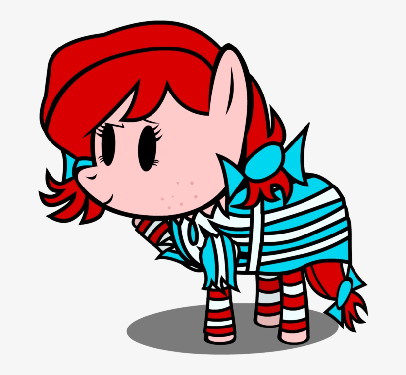 Yoshigreenwater, Crossover, Paper Mario, Paper Pony, - Transparent Background Wendys Logo, transparent png