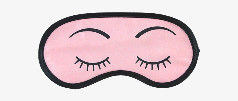 Spa Body Printed Sleep Mask Eye Lash Print - Printed Sleep Mask, transparent png