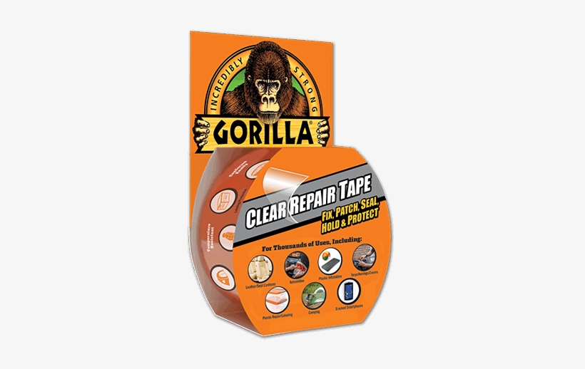 Gorilla Clear Repair Tape, transparent png