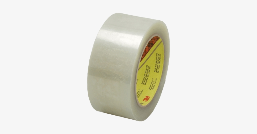 Scotch 355 Carton Tape,polyester,clear,48mm X 50m, transparent png