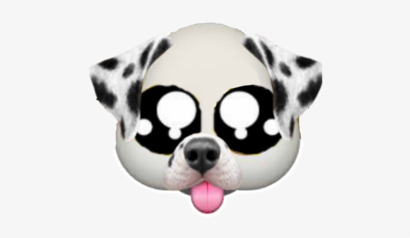 Emoji Dog Image - Filtros De Snapchat Png, transparent png