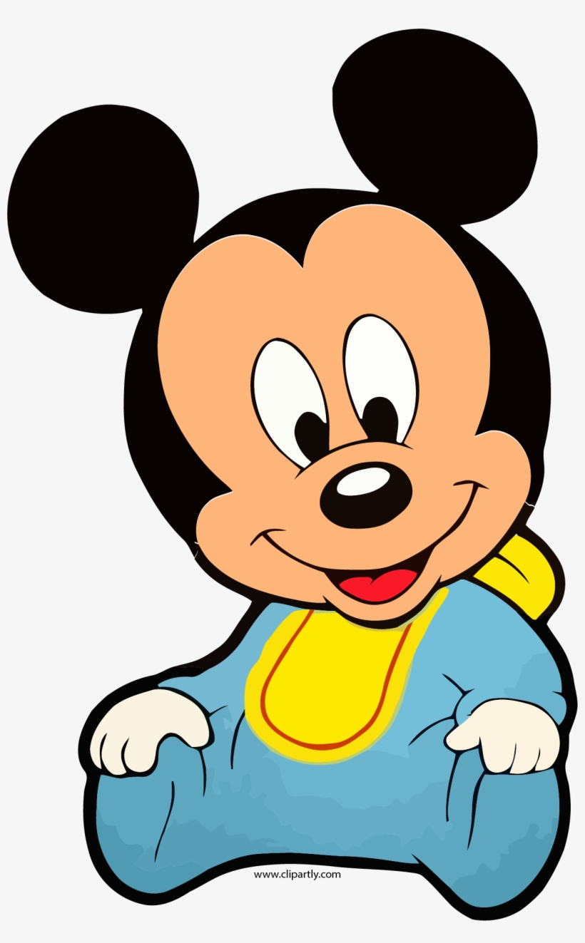 Baby Mickey Front View Clipart Png - Mickey Baby Disney, transparent png