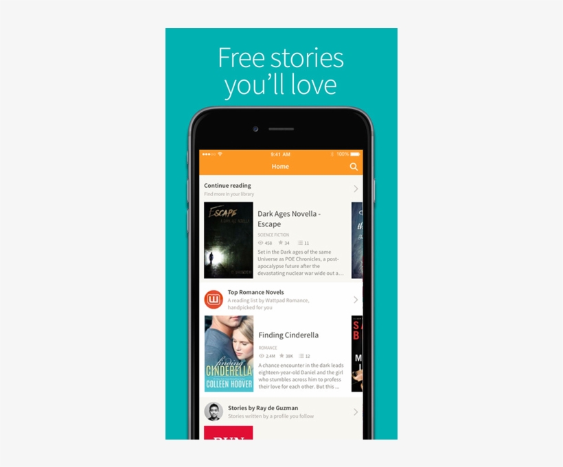 Wattpad - App - E-book, transparent png