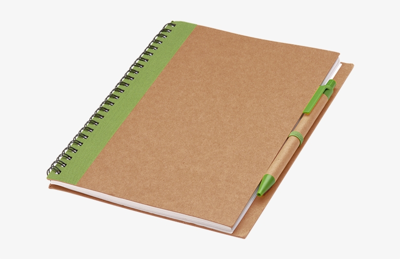 Colour Accented Spiral Notebook With Pen Bf0088 - Notebook, transparent png