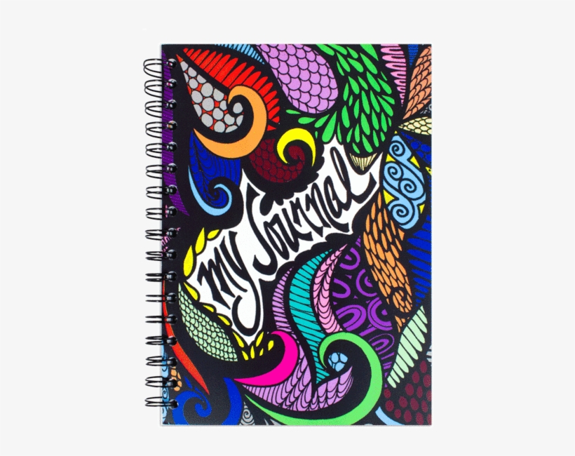 "my Journal" Colored Spiral Notebook Journal 200 Lightly - My Journal Cover, transparent png