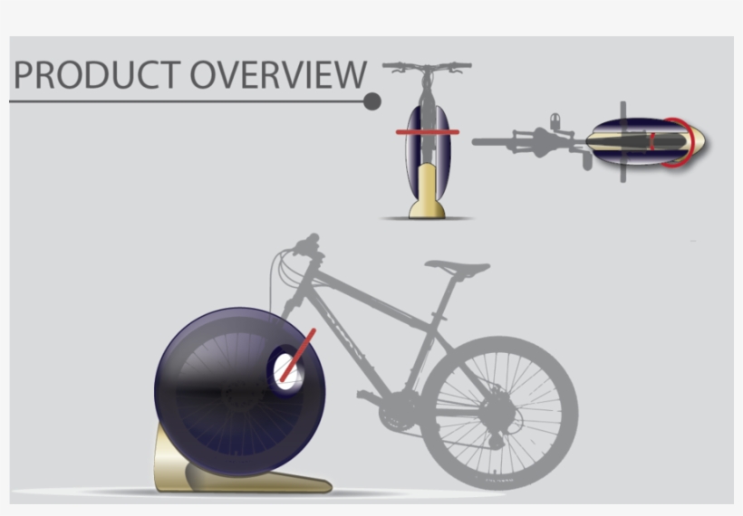 Eclipse Bike Rack - Hybrid Bicycle, transparent png